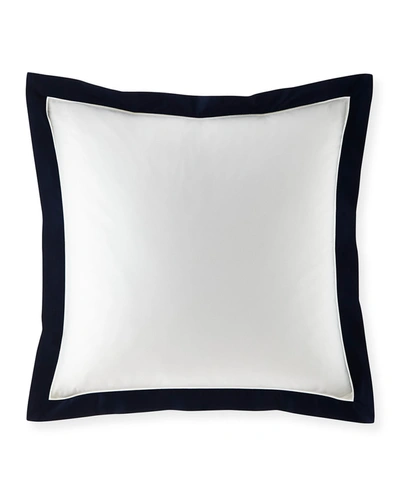 Polo Ralph Lauren Organic Sateen Border European Sham In Platinum