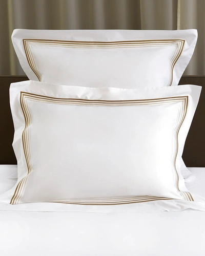 Signoria Firenze Casale European Sham In White/natural