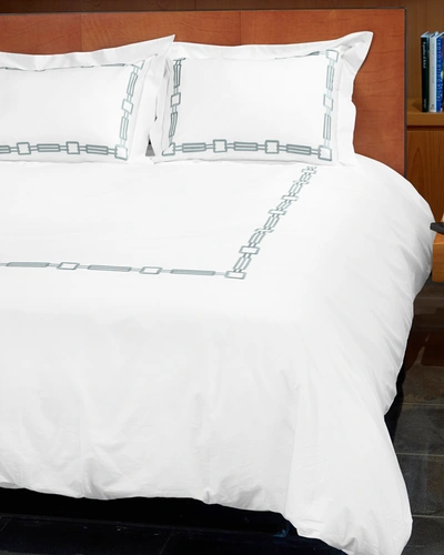 Signoria Firenze Retro King Duvet Cover In Wilton Blue