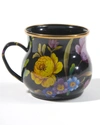 Mackenzie-childs Flower Market Mug In Black