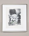 Rfa Fine Art 'silver Flower Peony' Wall Art