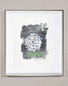 Rfa Fine Art 'silver Flower Chrysanthemum' Wall Art