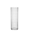 Orrefors Cut In Number Checker Vase, Large