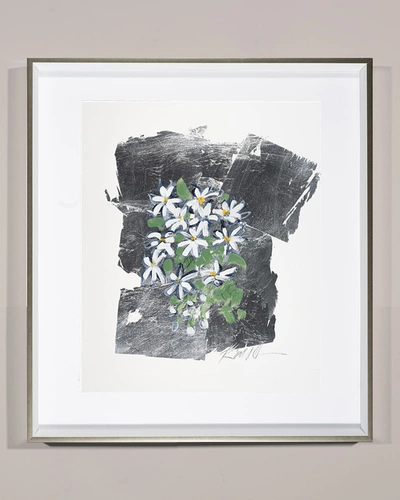 Rfa Fine Art 'silver Flower Daisy' Wall Art
