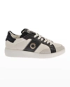 COSTUME NATIONAL MEN'S MIX-LEATHER LOW-TOP SNEAKERS,PROD247800044