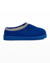 Ugg Men's Tasman Shearling Suede Mule Slipper In Cbl