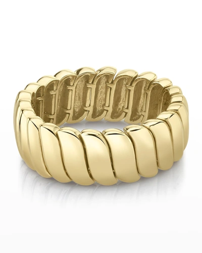 Anita Ko Large Zoe Ring In Yellow Gold