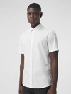 BURBERRY BURBERRY STRETCH COTTON SHIRT,80323131