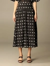 ALYSI SKIRT IN FLORAL PATTERNED FABRIC,B84632002