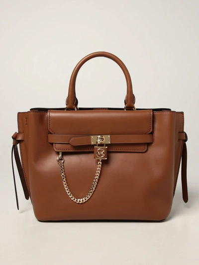 Michael Michael Kors Hamilton Legacy Lg Belted Satchel In Leder