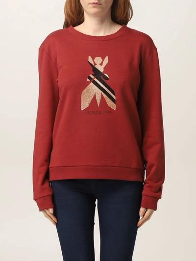 Patrizia Pepe Sweatshirt / Sweatshirt In Red