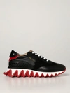 Christian Louboutin Loubishark Donna Black Sneakers In Black
