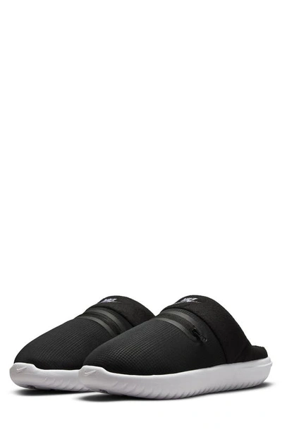 Nike Men's Burrow Slippers From Finish Line In Black/ White