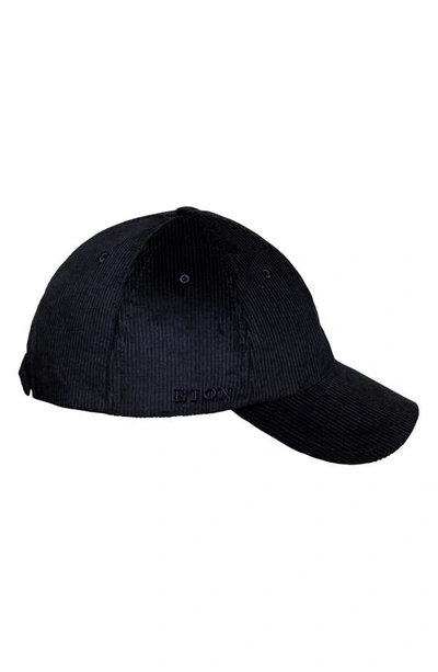 Eton Corduroy Baseball Cap In Navy