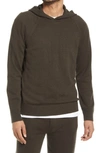 Vince Wool & Cashmere Hooded Sweatshirt In Eden