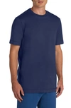 Bugatchi Short Sleeve Crewneck T-shirt In Navy