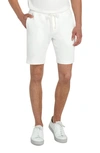 Bugatchi Comfort Drawstring Shorts In Chalk