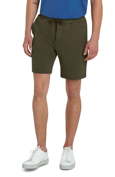 Bugatchi Comfort Drawstring Shorts In Olive