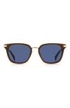 Rag & Bone 52mm Polarized Square Sunglasses In Brown