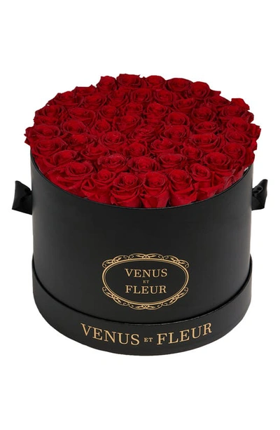 Venus Et Fleur Classic Large Eternity Roses In Red