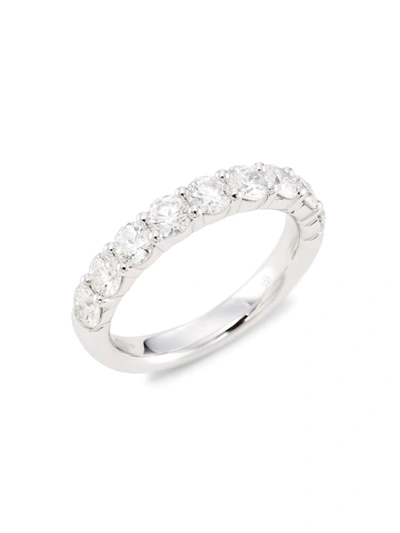 Hearts On Fire Signature 18k White Gold & Diamond 9-stone Ring
