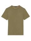 Theory Anemon Essential Solid T-shirt In Dark Olive
