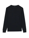 Theory Hilles Cashmere Knit Crewneck Sweater In Black