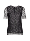 ADAM LIPPES WOMEN'S EMBROIDERED CHANTILLY LACE TOP,400015151536