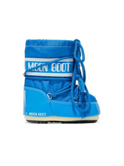 Moon Boot Baby's Icon Mini Nylon Boots In Azure