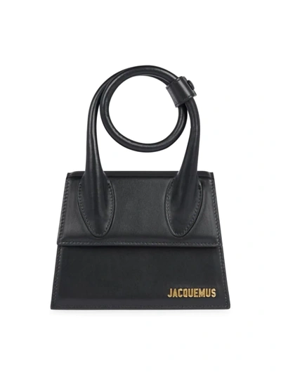 Jacquemus Women's Le Chiquito Top Handle Bag In Black
