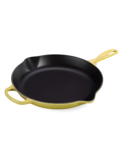 Le Creuset 11.75" Signature Iron Handle Skillet In Marsielle