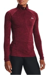 Under Armour Ua Tech™ Half Zip Pullover In League Red