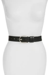 NORDSTROM NORDSTROM DOUBLE LOOP TROUSER BELT,NO464617MI