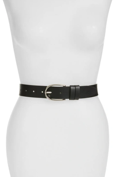 Nordstrom Double Loop Trouser Belt In Black