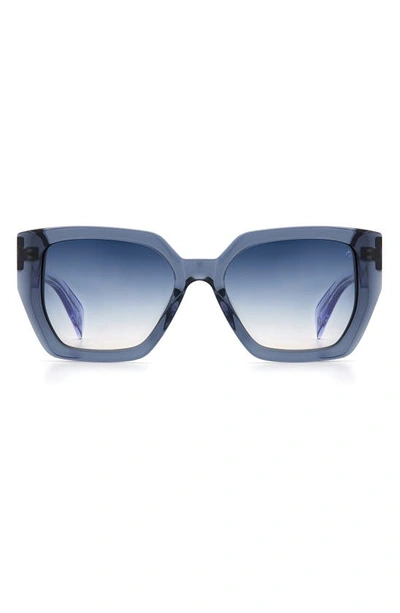 Rag & Bone 54mm Rectangular Sunglasses In Grey