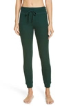 Beyond Yoga Easy Living Waffle-knit Jogger Pants In Forest Green