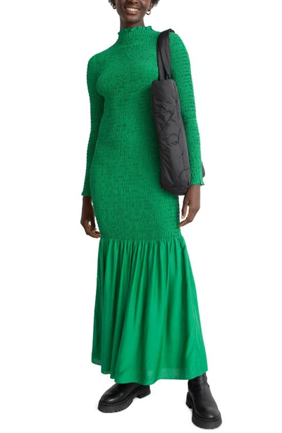 black plus size dresses long Final Sale Plus Size Ruched Maxi Dress with Double Slits in Black – Chic  And Curvy main image 0