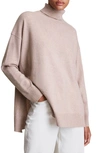 Allsaints Gala Cashmere Turtleneck Sweater In Pashmina Pink