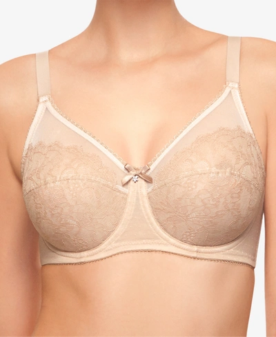Wacoal Retro Chic Full-figure Underwire Bra 855186, Up To I Cup In Toast (nude )