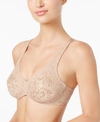 Wacoal Halo Full-figure Unlined Underwire Bra In Toast- Nude