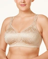 Playtex 18 Hour Ultimate Lift And Support Wireless Bra 4745 In Nude (nude )