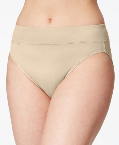 Warner's No Pinches No Problems Hi Cut Brief Underwear 5138 In Sand (nude )