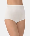 Vanity Fair Perfectly Yours Ravissant Nylon Full Brief Underwear 15712, Extended Sizes In Candleglow (nude )