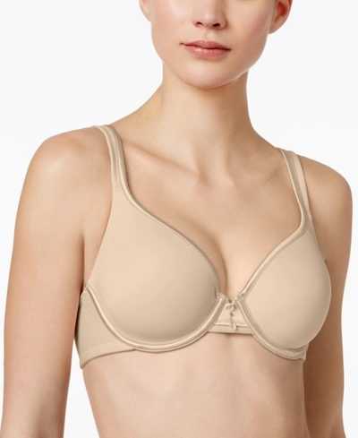 Vanity Fair Body Caress Full Coverage Contour Bra 75335 In Damask Neutral (nude )