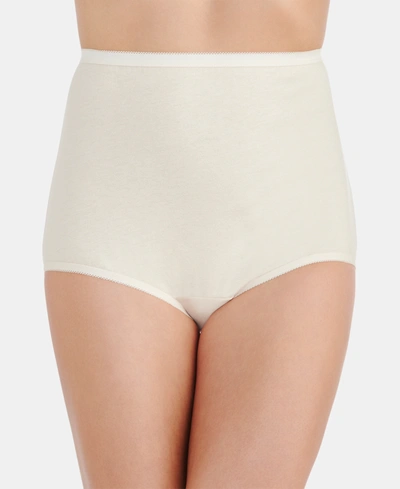 Vanity Fair Perfectly Yours Ravissant Nylon Full Brief Underwear 15712, Extended Sizes In Candleglow (nude 5)