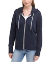 Tommy Hilfiger Women's French Terry Hoodie, Created For Macy's In Sky Captain