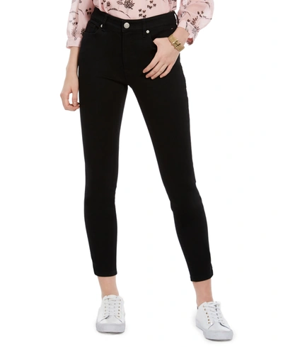 Tommy Hilfiger Tribeca Womens Corduroy Cropped Skinny Pants In Black