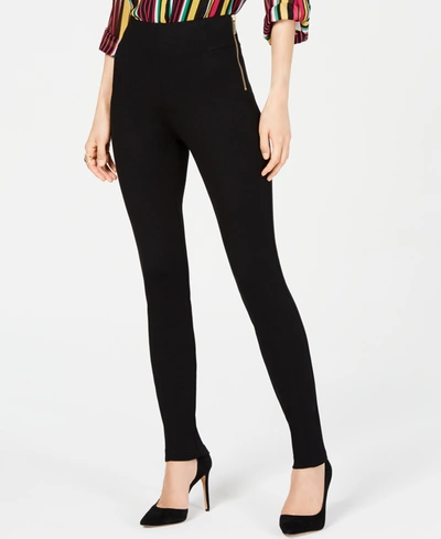 Inc International Concepts Women's High-waist Skinny Pants, Created For Macy's In Deep Black