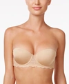 Calvin Klein Seductive Comfort Lace Strapless Lift Multiway Bra Qf1437 In Bare (nude )