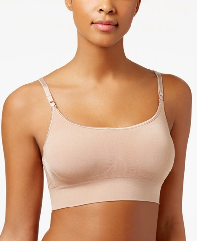 Warner's Easy Does It Adjustable Bralette Rm0911a In Toasted Almond (nude )